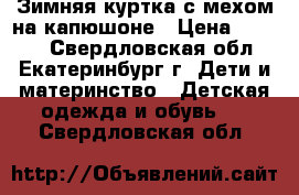 Зимняя куртка с мехом на капюшоне › Цена ­ 1 500 - Свердловская обл., Екатеринбург г. Дети и материнство » Детская одежда и обувь   . Свердловская обл.